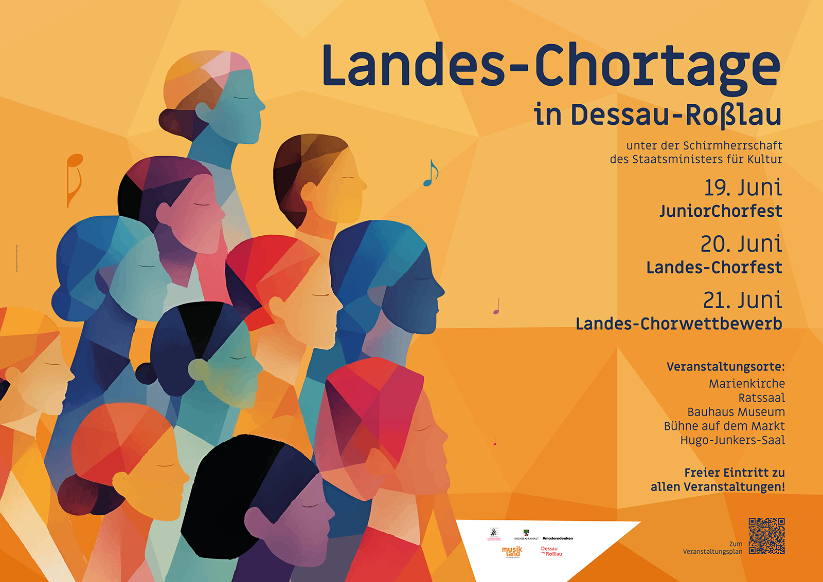 Anstimmen in Anhalt. Landeschortage 2026 ind Dessau-Roßlau